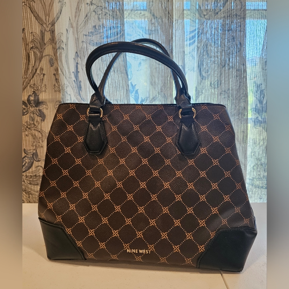 Nine West Shoulder Bag, Black and Brown